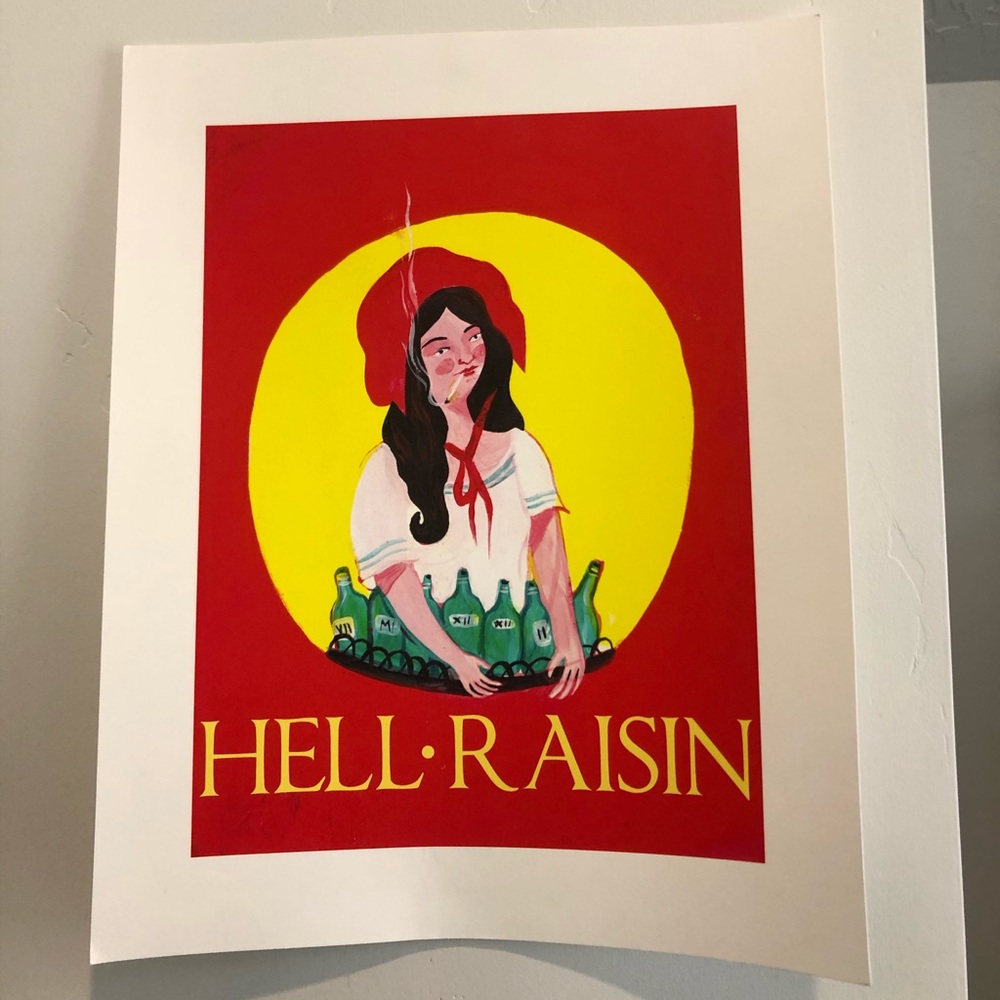 Society6 Hell Raisin Print